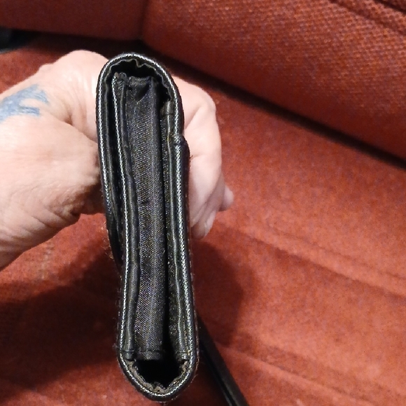 Victoria's Secret Black and Gold Studded Wallet - Picture 6 of 8